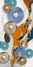 简约轻奢九鱼玄关