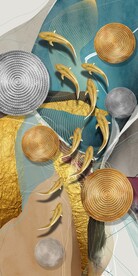 简约轻奢九鱼玄关