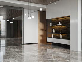 现代餐厅场景空景