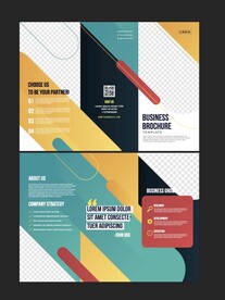 企业宣传三折页