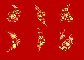 传统剪纸装饰纹样