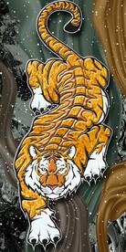 猛虎下山中式玄关