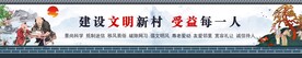 新农村展板