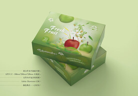 苹果包装 平面图