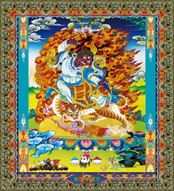 普巴忿怒莲师 忿怒莲师 佛像 