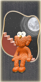 星空梦幻暴力熊装饰画