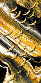 新中式抽象飞鸟玄关