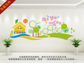 幼儿园照片背景墙