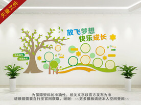 幼儿园照片展示墙