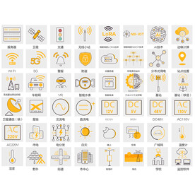 ICON图标标志线条创意线条