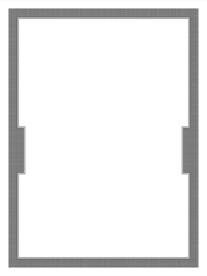 高清分层透明底推拉门打印图