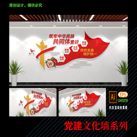 民族团结文化墙