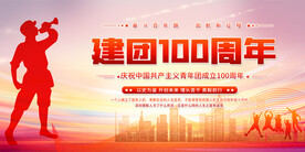 建团100周年活动背景