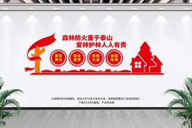 森林防火文化墙