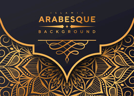 ai矢量古典金色曼陀罗高端商务