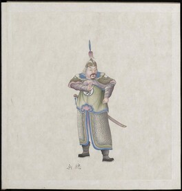 古代将军人物绘图