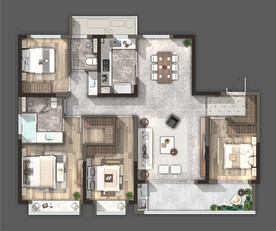 户型图 家配图 洋房图图片