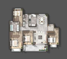 户型图 家配图 洋房图图片