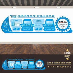 企业文化宣传标语展板