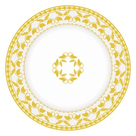 金色葡萄纹餐盘花面