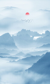 玄关山水画
