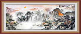 国画山水画