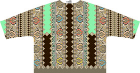 大牌  方巾 数码印花