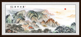 五岳独尊泰山日出