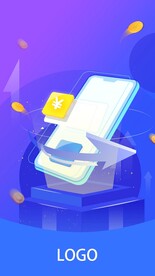 渐变手机电商APP启动页