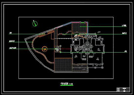 别墅平面效果图