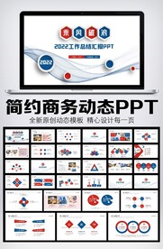 简约商务述职工作报告总结PPT