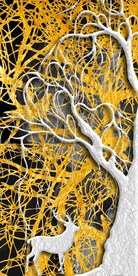 新中式发财树玄关