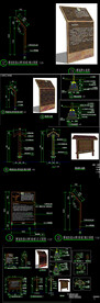 解说性指示牌CAD图纸