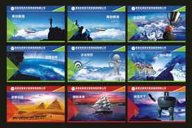 企业文化展板 