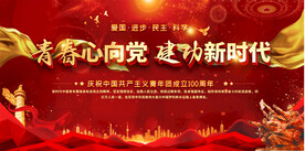 五四青年节宣传展板