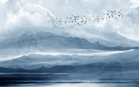 轻奢装饰画 新中式山水画