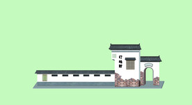 徽派景墙 新农村