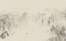 禅意山水画