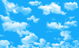 蓝天白云