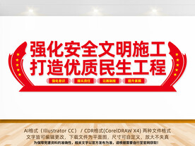 安全施工文化墙