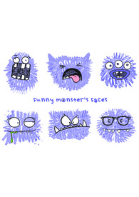 文字图案文字组合卡通图案卡通动