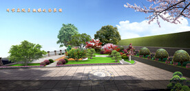 别墅庭院效果图