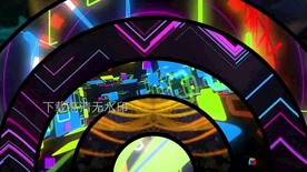动感万花筒循环混合舞台视频