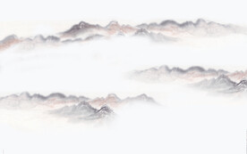 轻奢装饰画 新中式水墨山水画