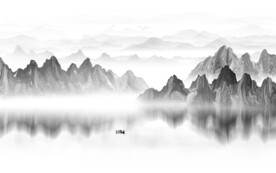 水墨山水画
