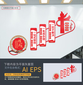 信访楼梯文化墙