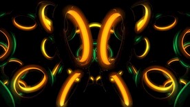 高清几何图形发光动画视频背景