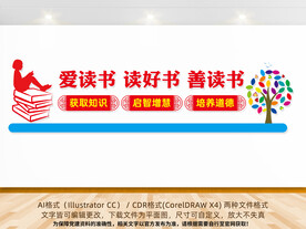 全民阅读文化墙