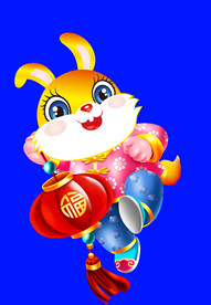 兔年门画兔年门贴