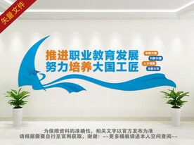 职业教育文化墙